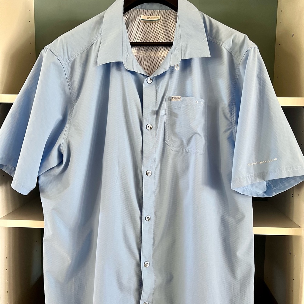 Columbia Men's PFG Super Slack Tide Short Sleeve Shirt 2XT